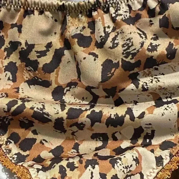 Spell & The Gypsy 1985 Honeycomb Bloomers New Abstract Animal Print - Picture 9 of 12